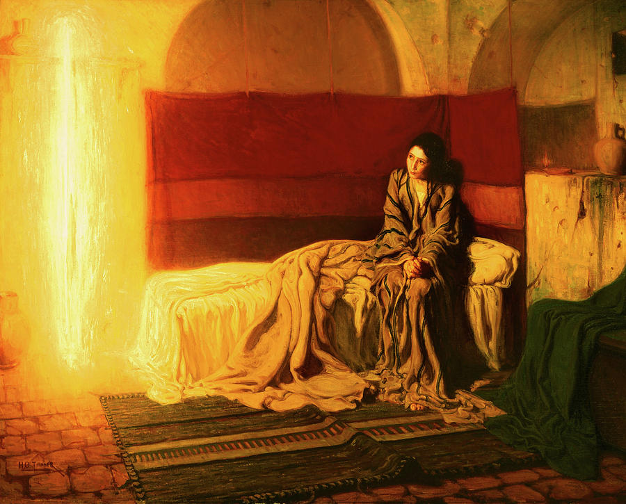 The Annunciation, 1898 by Henry Ossawa Tanner
